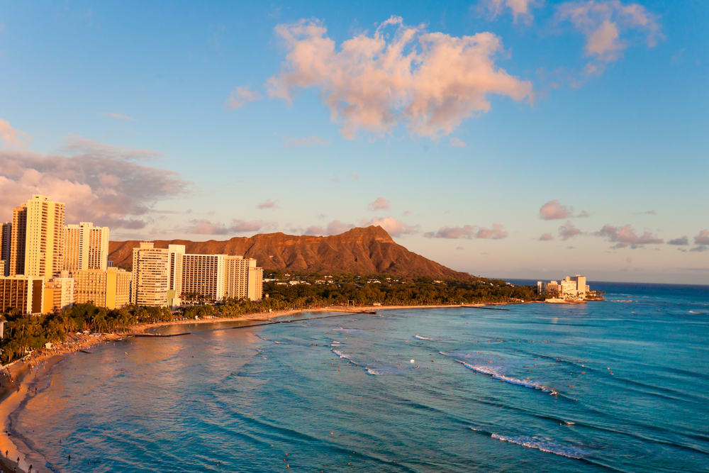 Diamond Head at Sunset